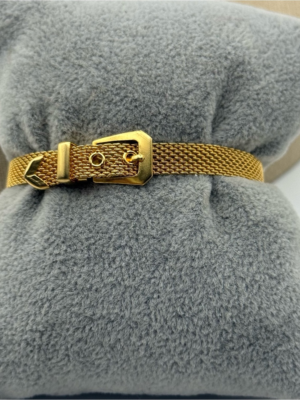 Vintage Gold Mesh Buckle Bracelet - Women Accessories